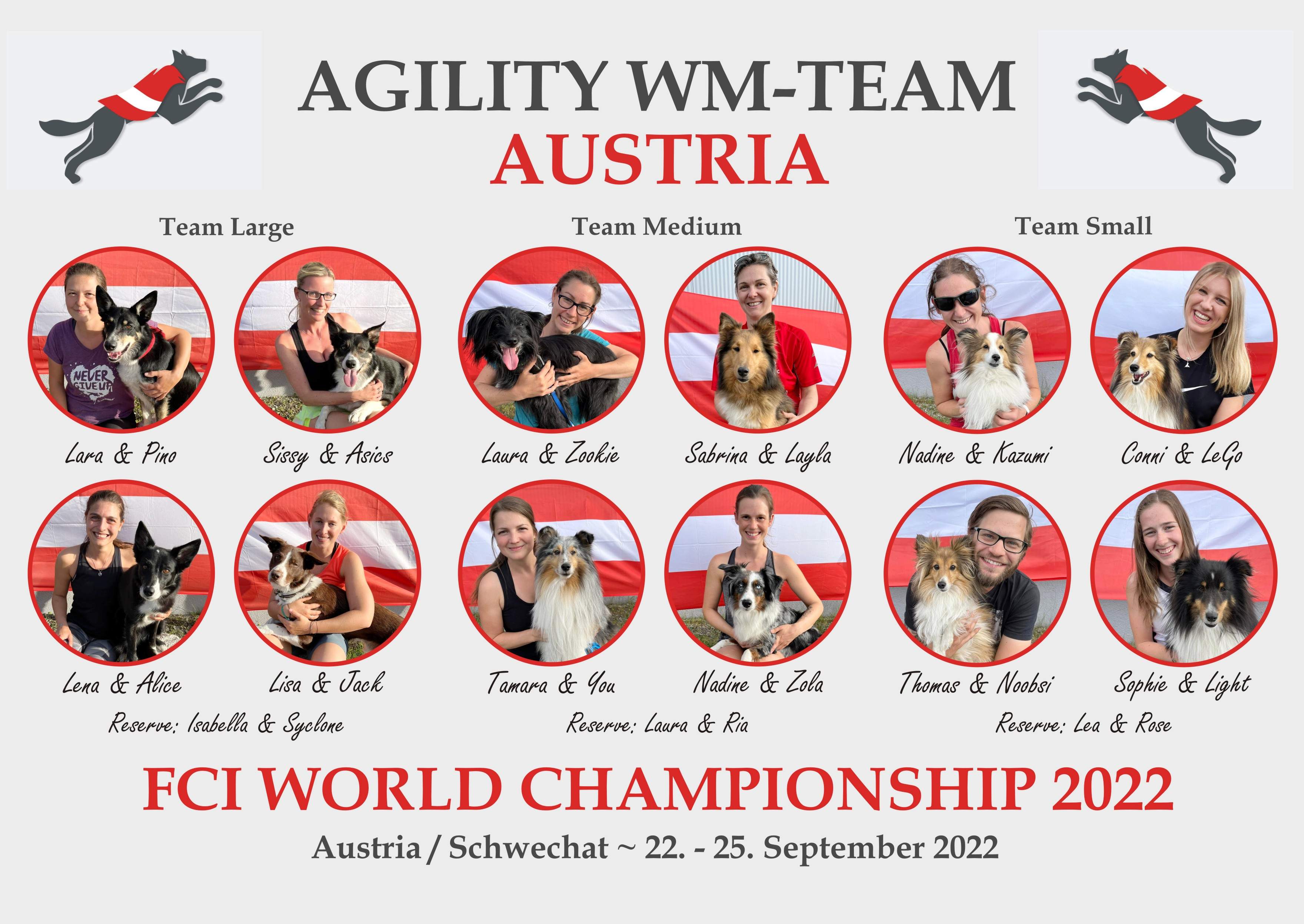 Agility-WM-Team Österreich 2022